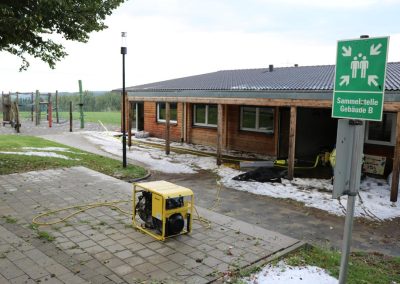 Feuerwehreinsatz an der Grundschule in Aldingen