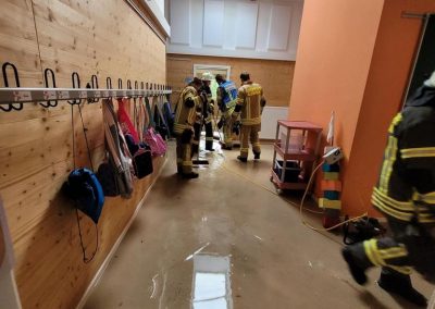 Feuerwehreinsatz an der Grundschule in Aldingen