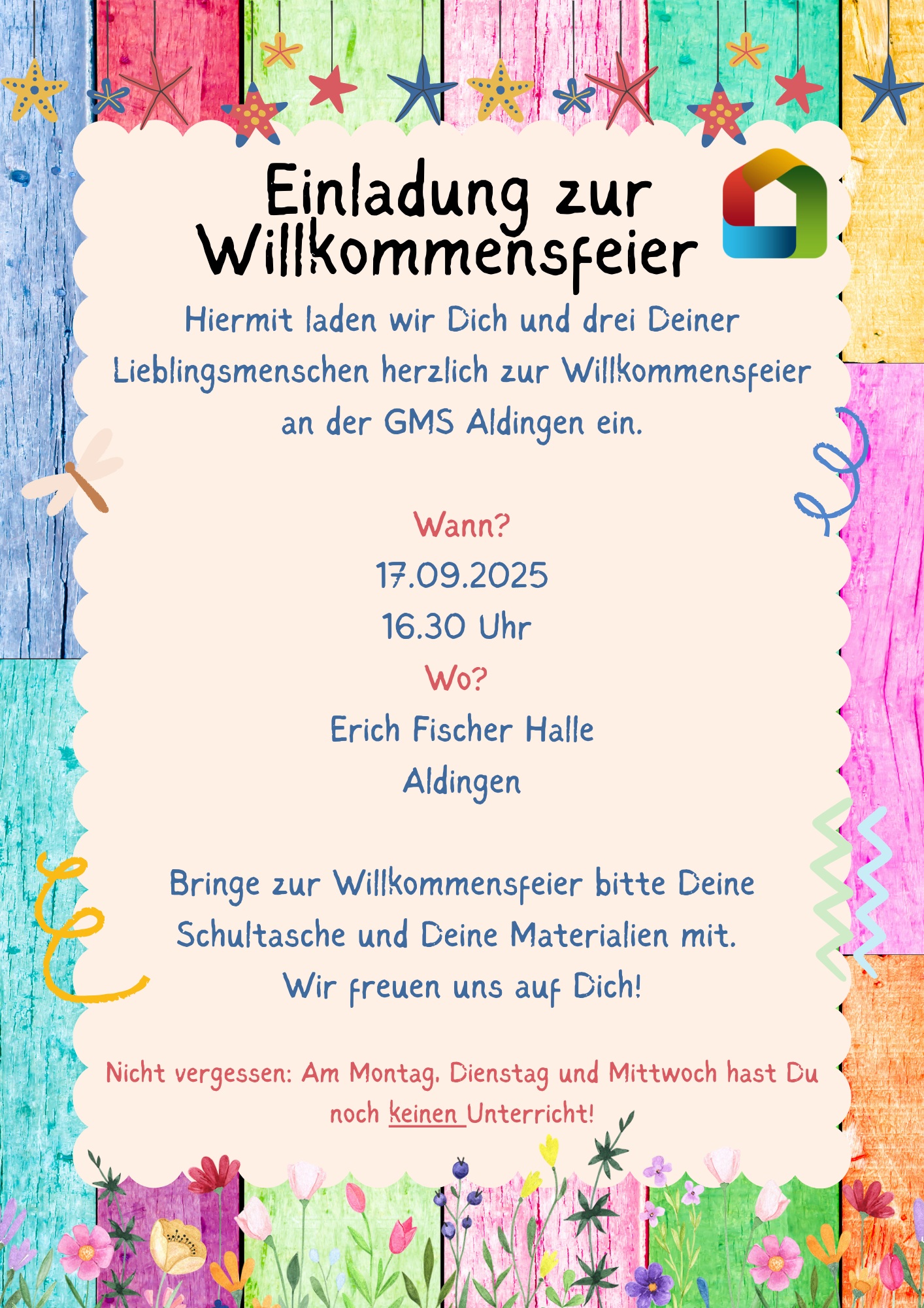 Einladung Willkommensfeier - 1